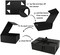 Large Gift Box, Black Gift Box with Magnetic Closure Lid, Ribbon and Card, Present Box